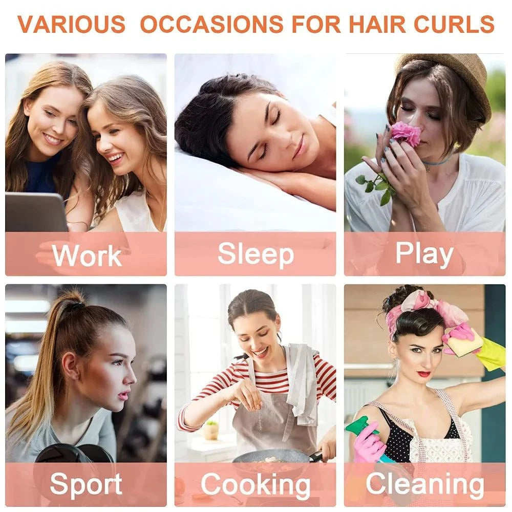 💁♀️ Heatless Curling Rod Headband – Soft, No-Heat Hair Rollers for EAchieve beautiful curls without the heat with the Heatless Curling Rod Headband. Designed for comfort while you sleep, this soft and flexible headband creates effortShop All I WantShop All I WantHeatless Curling Rod Headband