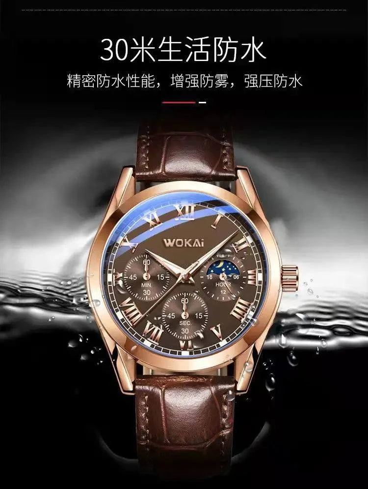 Luminous Quartz Watch: Stylish & Waterproof for Men! ⌚✨Discover the perfect blend of style and functionality with the high-quality men's fashion casual luminous belt watch. This classic quartz watch features a luminous dShop All I WantShop All I WantLuminous Quartz