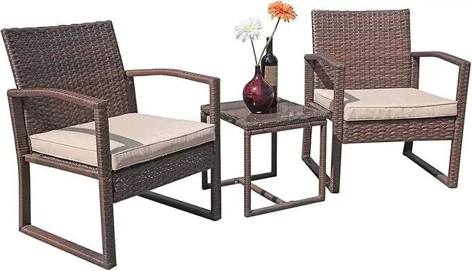 Bistro Patio Set 🌿Transform your outdoor space with this charming Bistro Patio Set, the perfect addition for any small living room design ideas or balcony area. Designed for comfort aShop All I WantShop All I WantBistro Patio Set 🌿