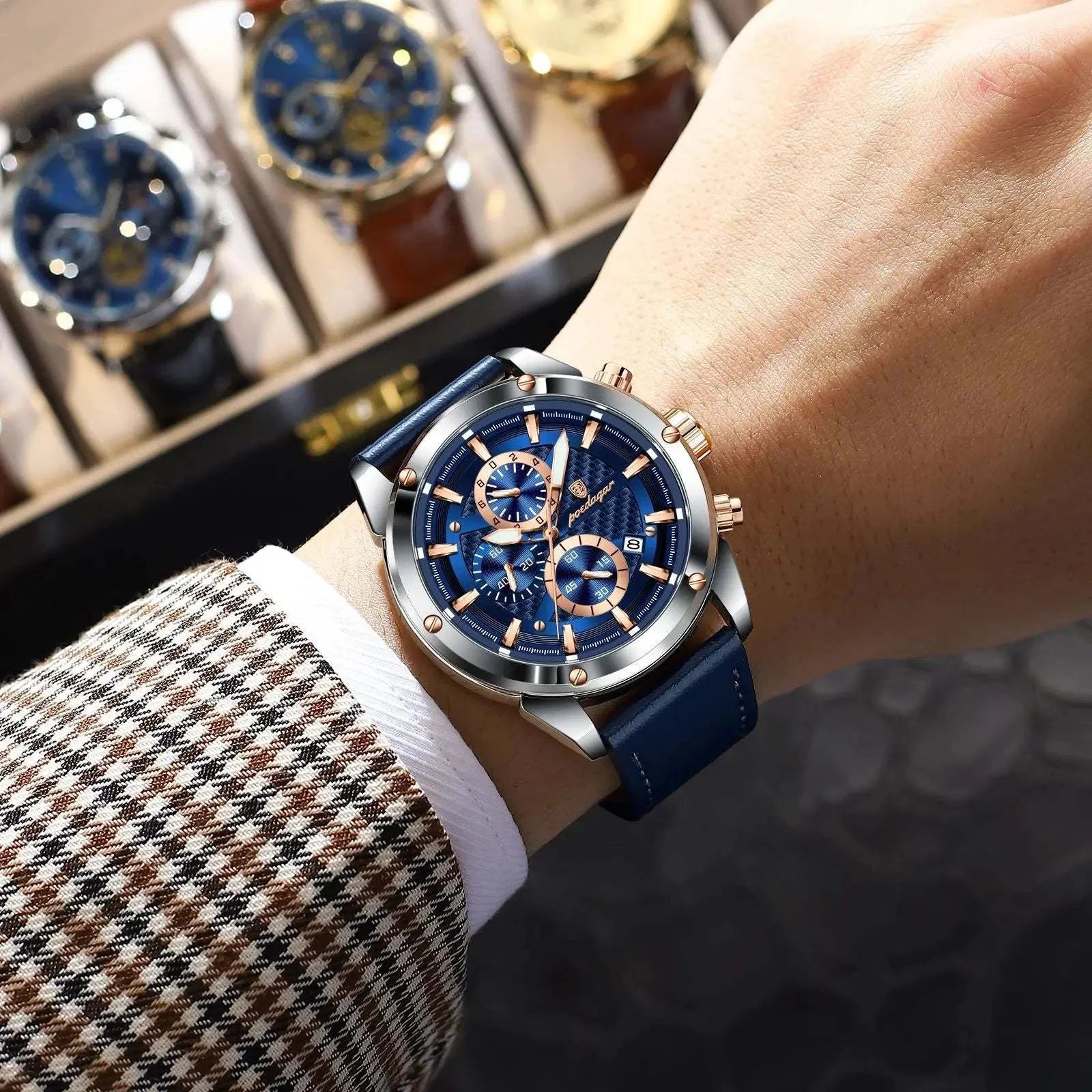 Elegant Men’s Quartz Watch – Waterproof Luminous Sports Timepiece withThe Elegant Men’s Quartz Watch offers both sophistication and functionality. Its waterproof design and luminous hands make it perfect for both daily wear and active Shop All I WantShop All I WantQuartz Watch – Waterproof Luminous Sports Timepiece