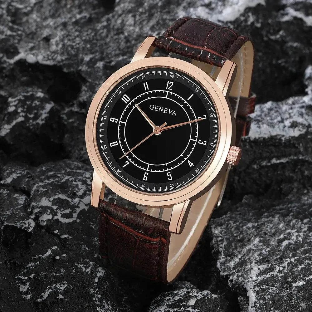 🕰️ 4pcs Men's Watch Set – Quartz, Simple & Elegant, Business & LeisurElevate your accessory game with this 4pcs Men's Watch Set. Featuring elegant quartz watches with simple designs, this set seamlessly transitions from business meetiShop All I WantShop All I WantWatch Set
