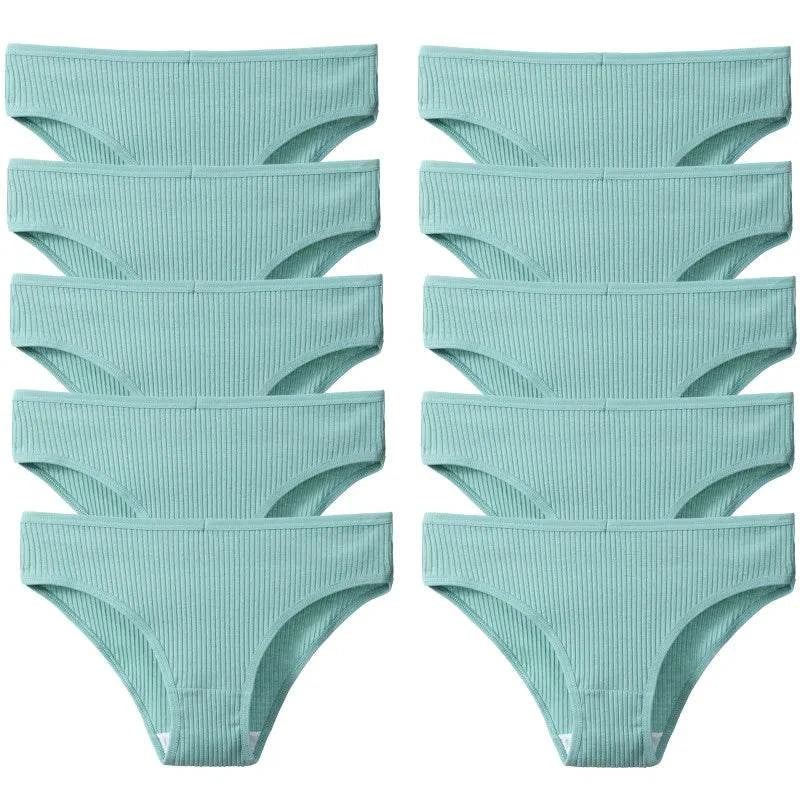 10PCS Women’s Panties Set | Sexy Breathable Cotton Striped Briefs 🌸Indulge in comfort with the 10PCS set of women's panties. These sexy and breathable cotton striped briefs are designed for all-day wear, combining style and comfort Shop All I WantShop All I WantSexy Breathable Cotton Striped Briefs 🌸