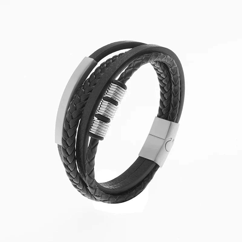 Classic Cross Leather Bracelet for MenIntroducing our Classic Cross Leather Bracelet for Men – where timeless design meets masculine elegance for a statement accessory.
🛡️ Symbolic Cross Design: The braSHOP ALL I WANTShop All I WantClassic Cross Leather Bracelet