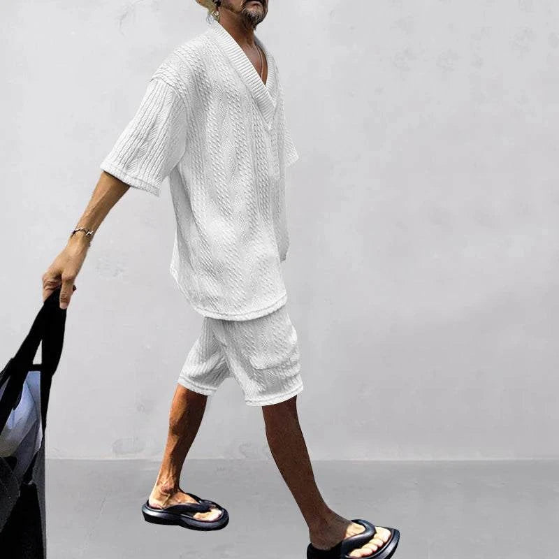 New Summer Men's Set – Loose Casual Sports Suit, High-Quality Cotton JStep into summer with confidence in the New Summer Men's Set, designed for ultimate comfort and style. This two-piece sports suit features a loose fit, allowing for Shop All I WantShop All I WantSummer Men'