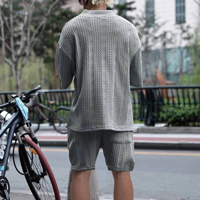 New Summer Men's Set – Loose Casual Sports Suit, High-Quality Cotton JStep into summer with confidence in the New Summer Men's Set, designed for ultimate comfort and style. This two-piece sports suit features a loose fit, allowing for Shop All I WantShop All I WantSummer Men'