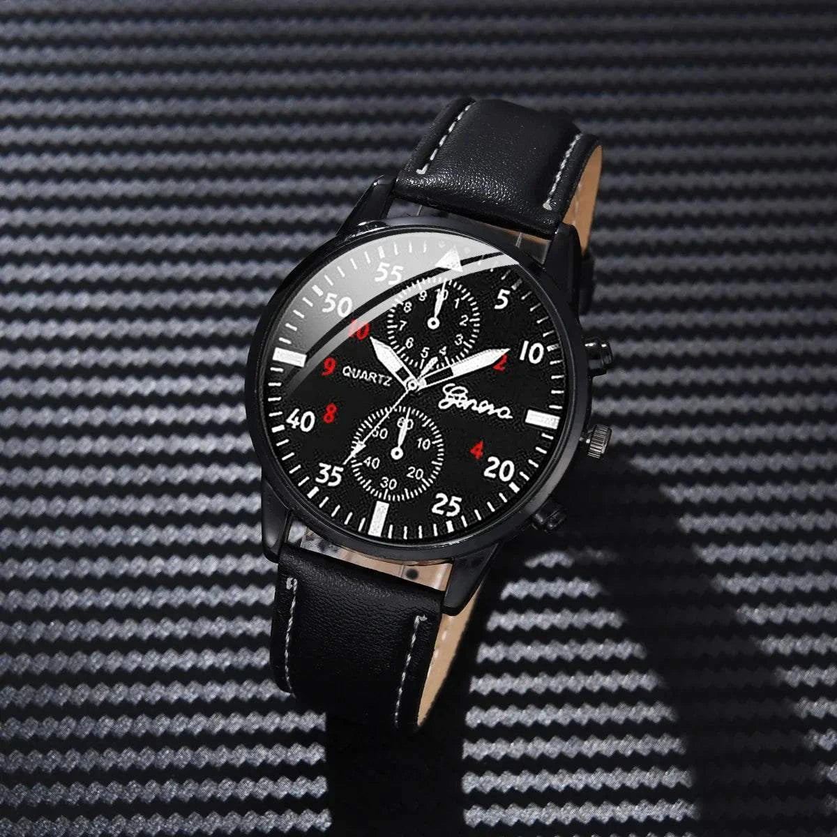Men's Sports Watches Set | Luxury Quartz Wristwatch with Leather BraceElevate your style with this men's sports watches set, featuring a luxurious quartz wristwatch and a brown leather bracelet. This casual clock watch is perfect for bShop All I WantShop All I WantSports Watches Set