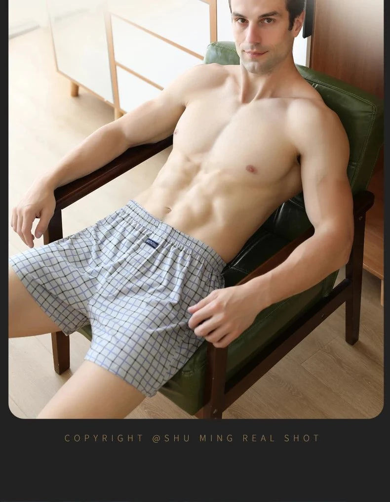 Cotten Plus Size Boxer Briefs | High-Waisted Cotton Slacks for Men 🩳Experience ultimate comfort with  cotton plus size boxer briefs. Designed for the modern man, these high-waisted cotton slacks offer a relaxed fit, perfect for loungShop All I WantShop All I WantSize Boxer Briefs