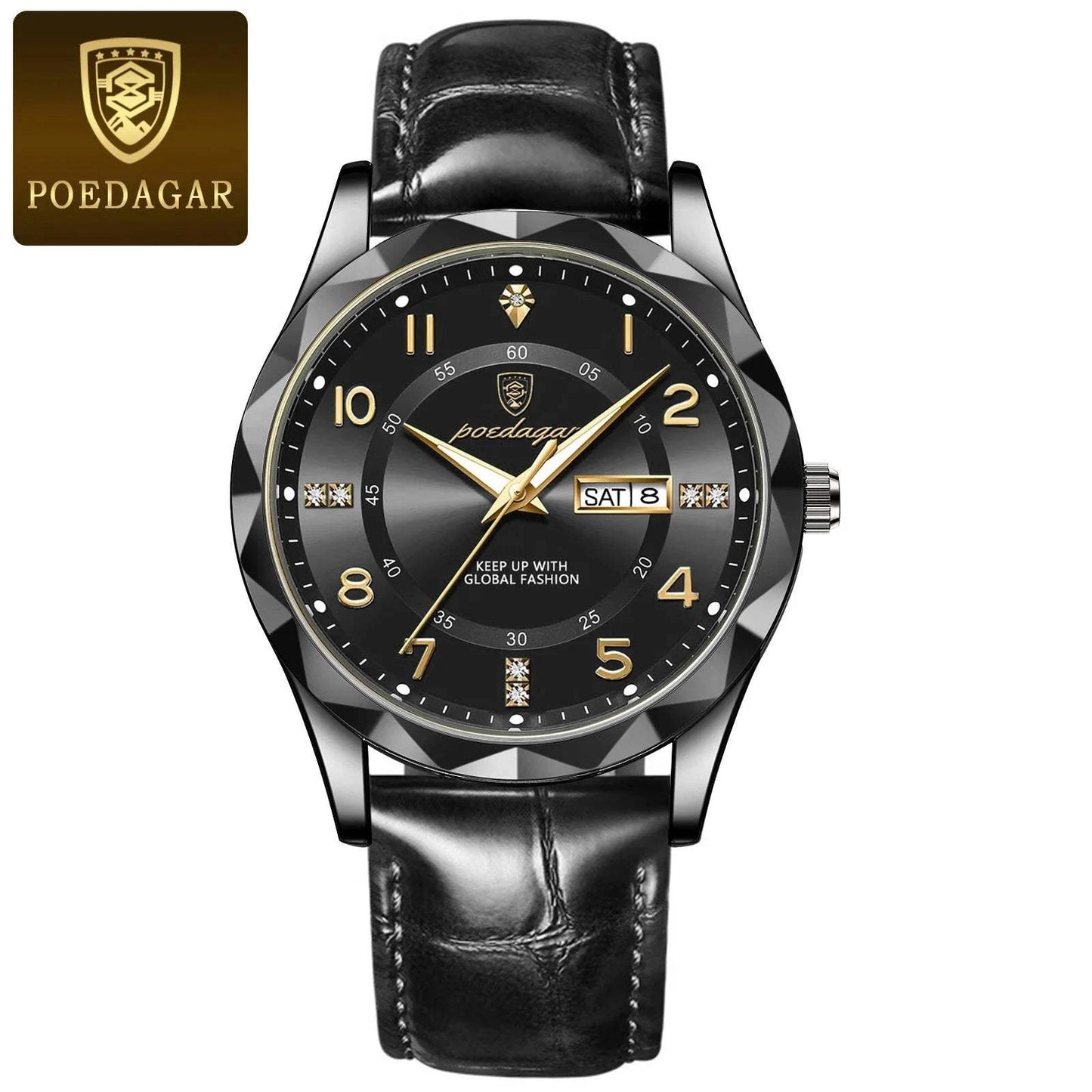 Luxury High-Quality Men’s Watch – Sport Quartz, Waterproof Luminous DaMake a bold statement with the POEDAGAR Fashion Men’s Wristwatch, a luxury timepiece designed for the sophisticated man. This stylish chronograph features a strikingShop All I WantShop All I WantLuxury High-Quality Men’