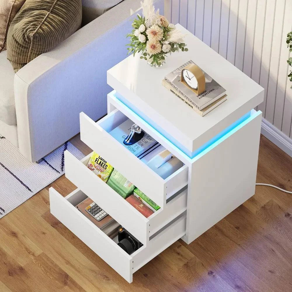 2 Nightstands Set with Charging StationEnhance your bedroom’s functionality and style with this 2 Nightstands Set with Charging Station. Designed with a Modern Morocco appearance, these nightstands offer Shop All I WantShop All I Want2 Nightstands Set