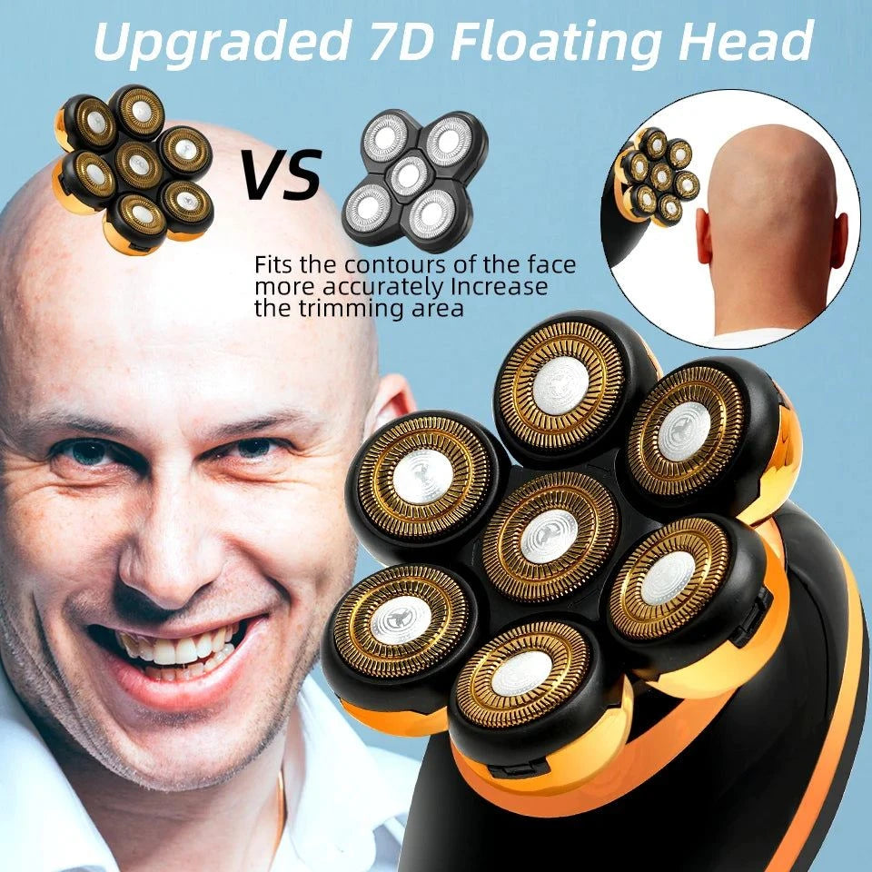 Men's 7D Floating Electric Shaver – Wet/Dry Rechargeable Razor with BaExperience the ultimate in shaving technology with the Men's 7D Floating Electric Shaver. Designed for a close and comfortable shave, this advanced electric razor feShop All I WantShop All I WantMen'