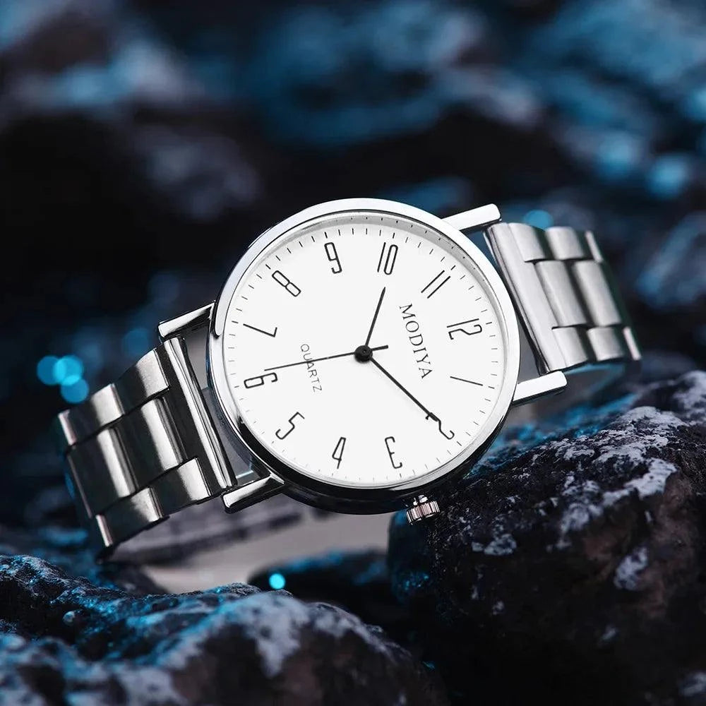 Casual Stainless Steel Mesh Belt Watch: Simple Dial Quartz Design for Discover the perfect accessory for any occasion with the Men’s Casual Stainless Steel Mesh Belt Watch. This sophisticated timepiece features a simple dial design thaShop All I WantShop All I WantCasual Stainless
