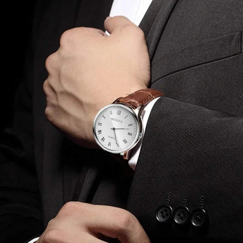 Men's Luxury Business Wrist Watch – Analog Quartz Watch with Leather SElevate your style with the Men's Luxury Business Wrist Watch, a perfect blend of sophistication and functionality. This elegant analog watch features a high-qualityShop All I WantShop All I WantLuxury Business Wrist Watch – Analog Quartz Watch