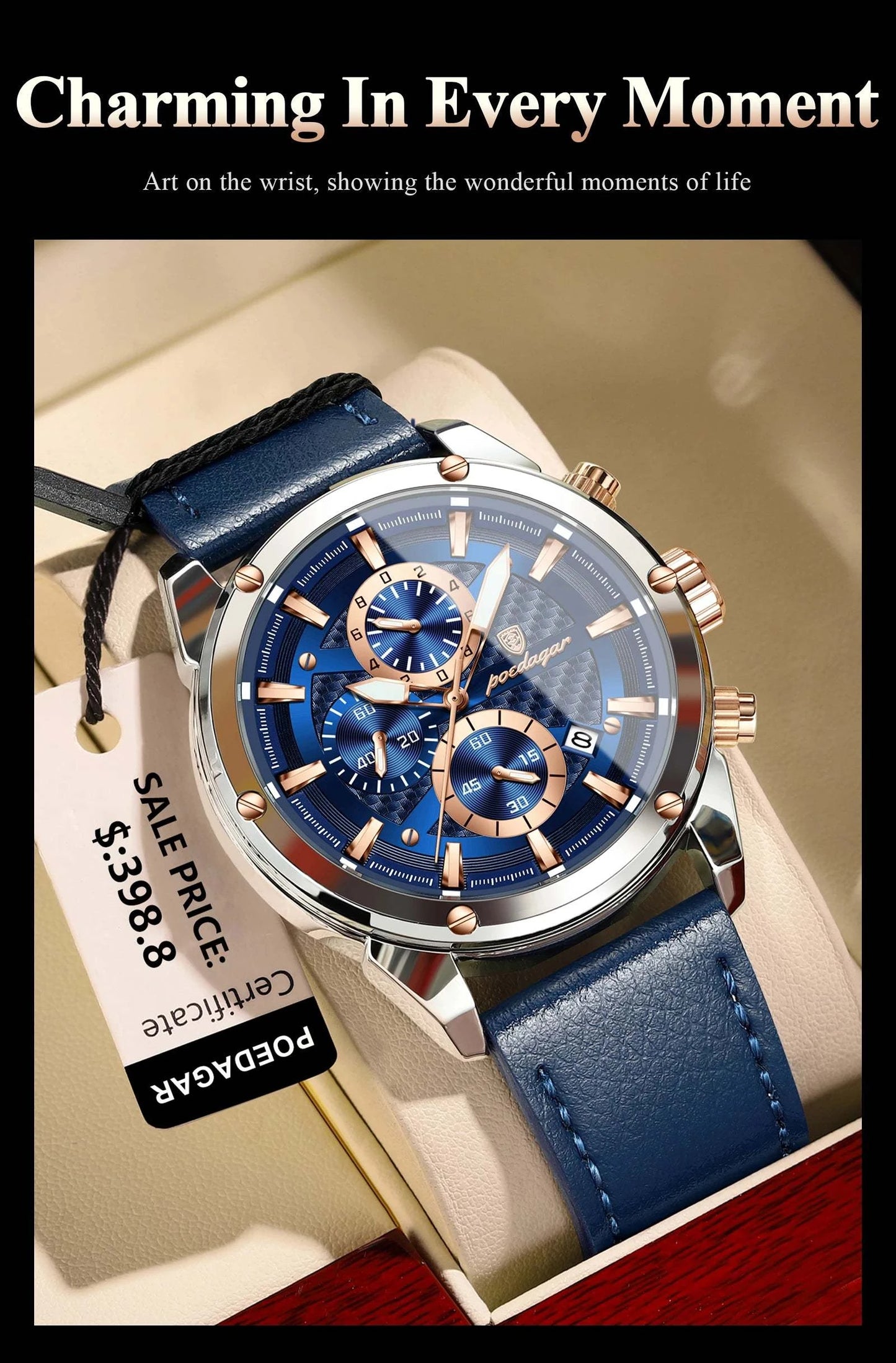 Elegant Men’s Quartz Watch – Waterproof Luminous Sports Timepiece withThe Elegant Men’s Quartz Watch offers both sophistication and functionality. Its waterproof design and luminous hands make it perfect for both daily wear and active Shop All I WantShop All I WantQuartz Watch – Waterproof Luminous Sports Timepiece
