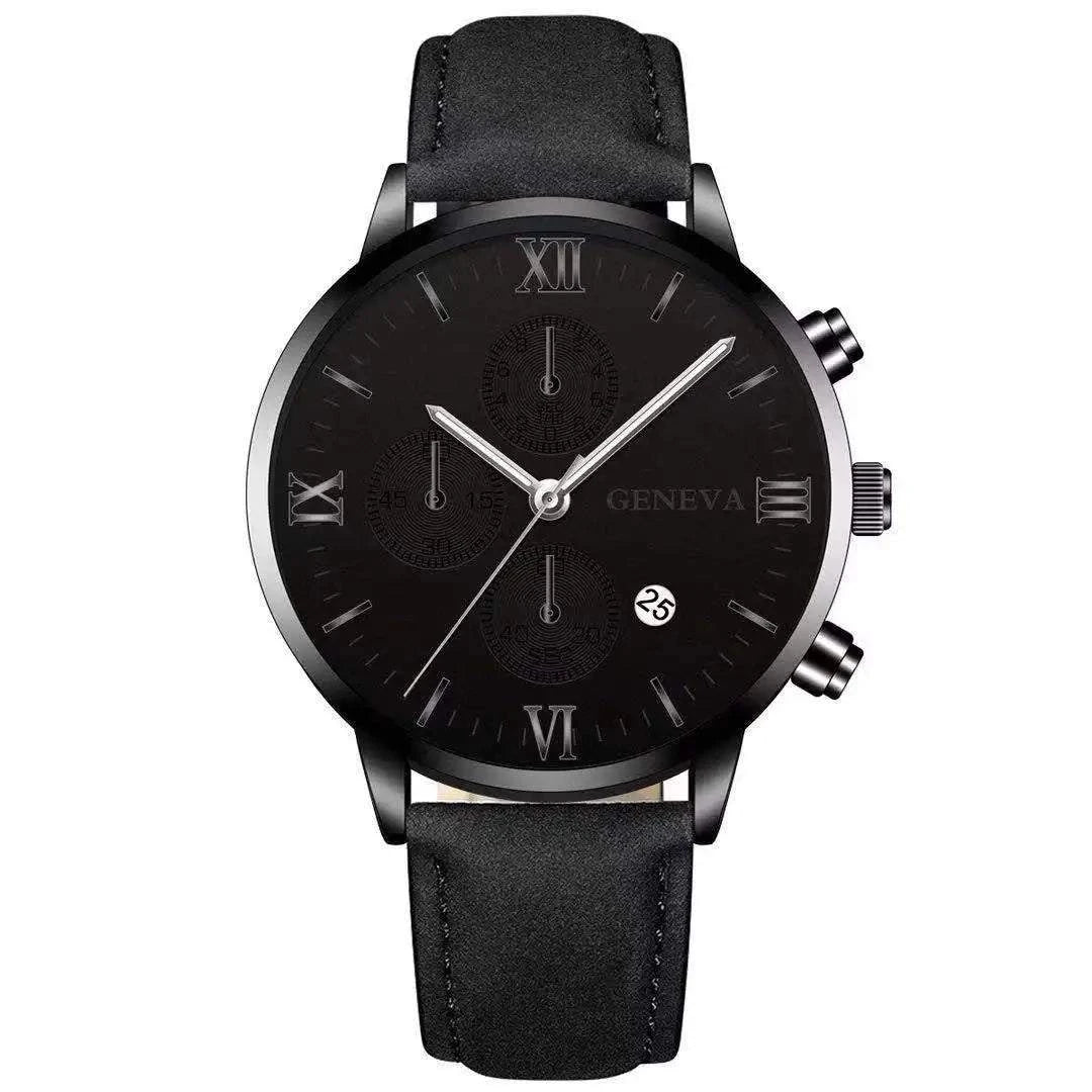Men’s Black Quartz Watch | Fashion Round Roman Dial Sports Watch ⌚Stay stylish and punctual with this men’s black quartz watch featuring a classic round Roman dial. Designed for sports enthusiasts, this fashion-forward timepiece ofShop All I WantShop All I WantFashion Round Roman Dial Sports Watch ⌚