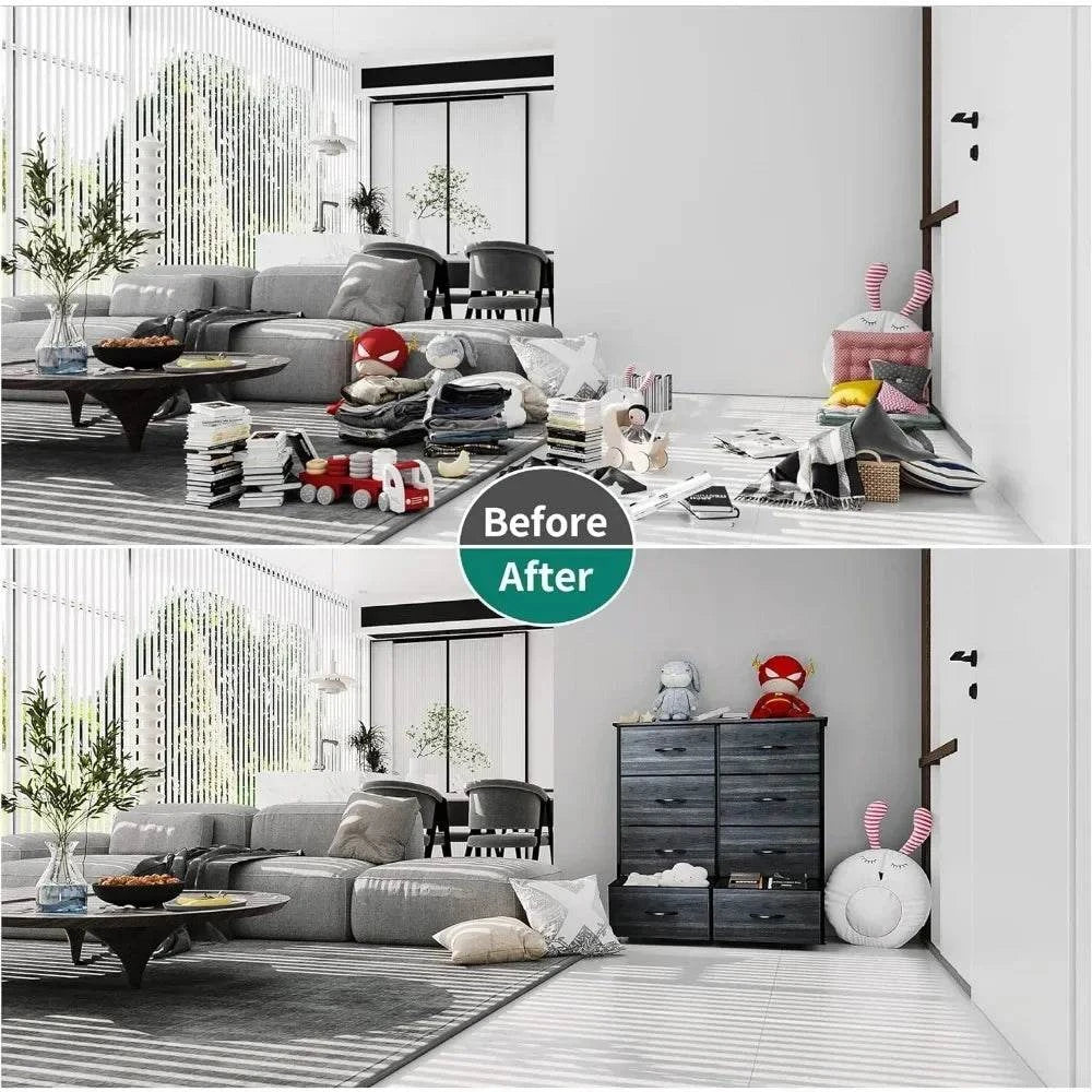 8-Drawer Fabric Storage Tower | Organizer Unit with Wooden Top for BedMaximize your bedroom organization with this 8-Drawer Fabric Storage Tower. Designed to blend functionality and style, it features a sturdy wooden top, ideal for plaShop All I WantShop All I Want8-Drawer Fabric Storage Tower