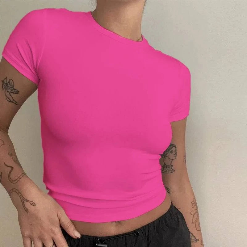 Slim Fit Sleeveless T-ShirtUpgrade your summer wardrobe with the Sporty Slim Fit Knit Tee. Perfect for everyday wear, this tee combines a classic O-neck design with medium stretch knit fabric SHOP ALL I WANTShop All I WantSlim Fit Sleeveless T-Shirt