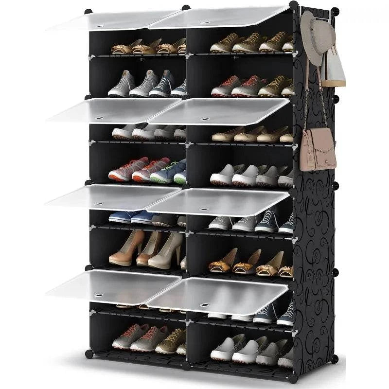 8-Tier Shoe Rack – 32 Pair Plastic Storage Organizer for Closet & EntrMaximize your storage space with this 8-Tier Shoe Rack, designed to hold up to 32 pairs of shoes. Perfect for closets or entryways, this minimalist modern organizer Shop All I WantShop All I Want8-Tier Shoe Rack – 32 Pair Plastic Storage Organizer