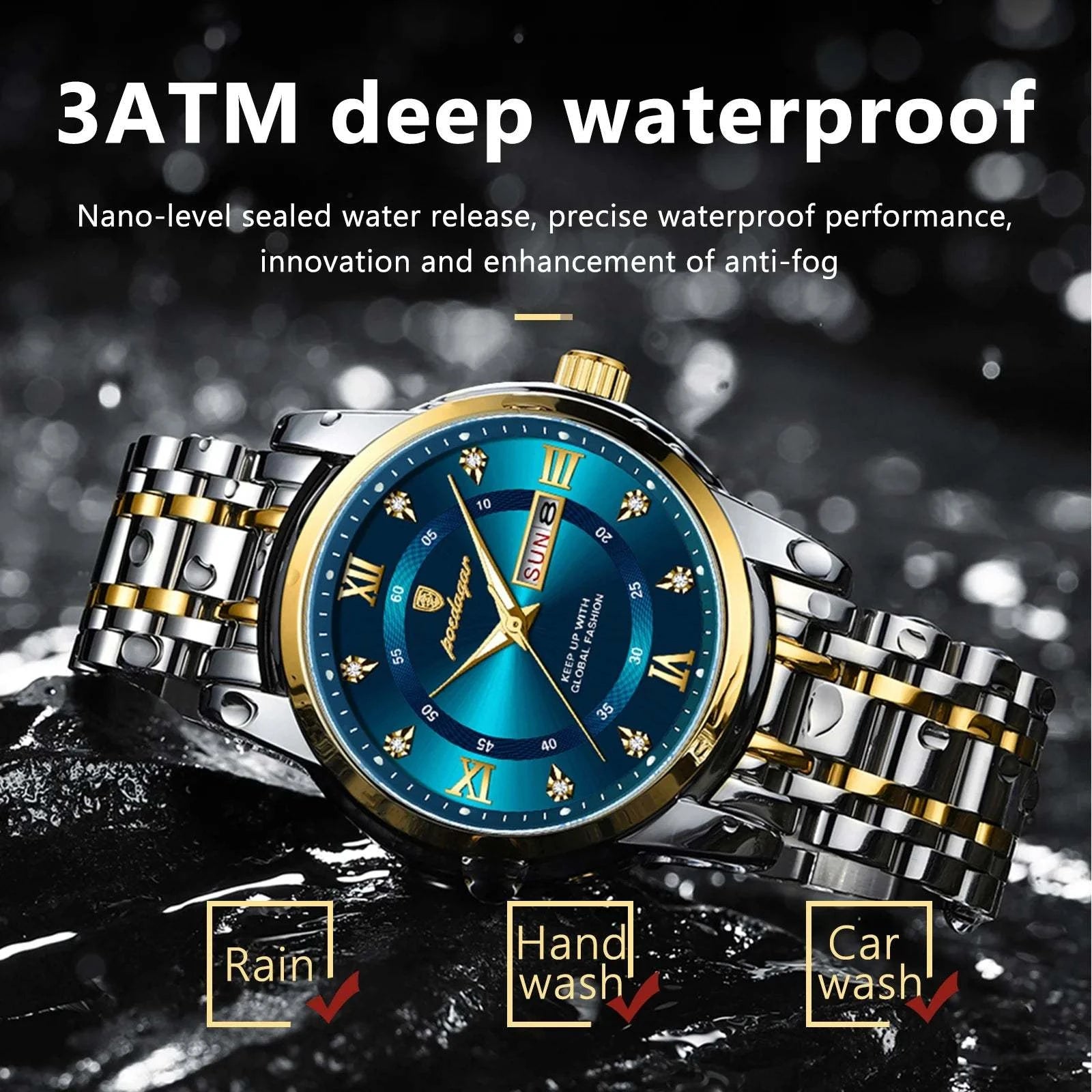 Luxury Watch for Men – Elegant Quartz Timepiece with Date & Week FunctThe Luxury Watch for Men combines sophistication and functionality in one stunning design. This elegant quartz timepiece features a date and week display, making it Shop All I WantShop All I WantLuxury Watch