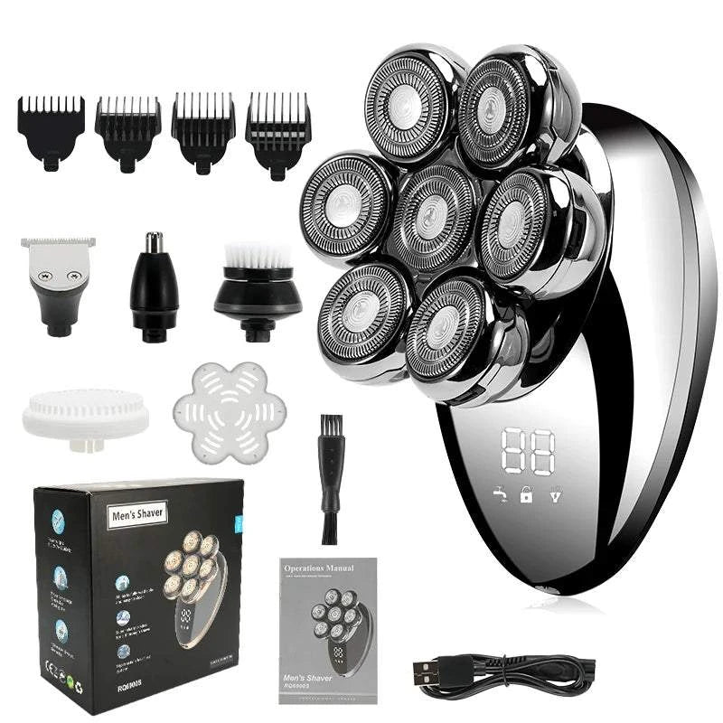 Men's 7D Floating Electric Shaver – Wet/Dry Rechargeable Razor with BaExperience the ultimate in shaving technology with the Men's 7D Floating Electric Shaver. Designed for a close and comfortable shave, this advanced electric razor feShop All I WantShop All I WantMen'
