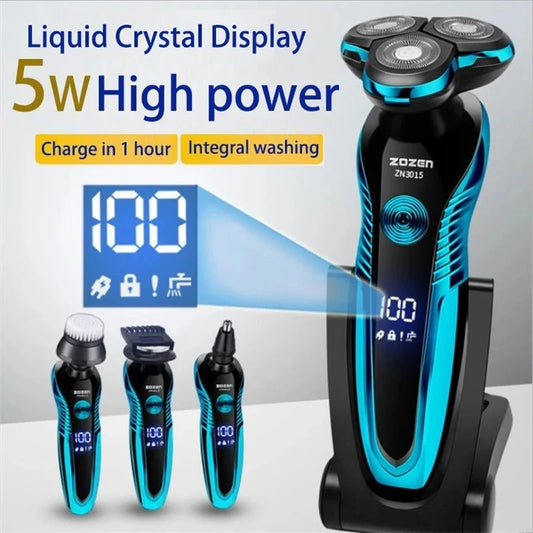 Electric Rechargeable & Washable Razor Shavor! 🔋💦Experience the ultimate grooming tool with the Electric Shaver. This rechargeable electric razor is designed for both wet and dry use, making it versatile for your sShop All I WantShop All I WantElectric Rechargeable