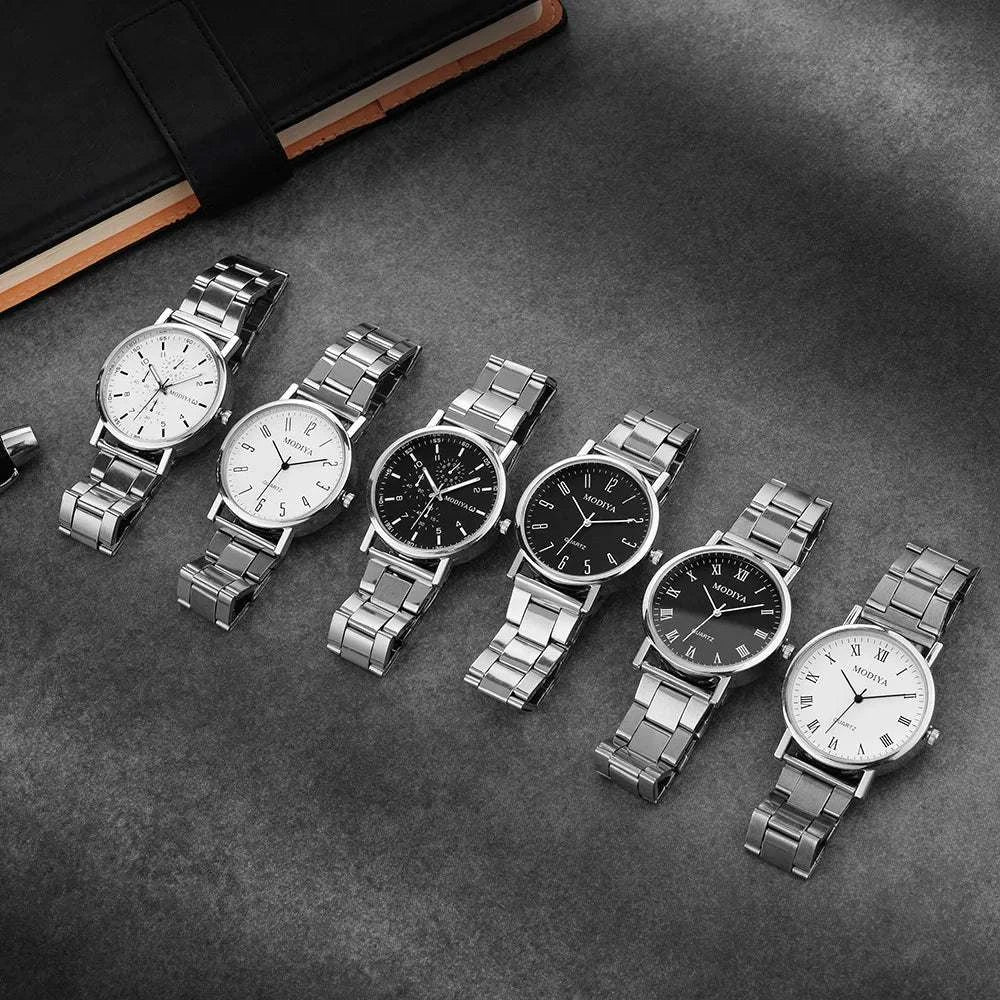 Casual Stainless Steel Mesh Belt Watch: Simple Dial Quartz Design for Discover the perfect accessory for any occasion with the Men’s Casual Stainless Steel Mesh Belt Watch. This sophisticated timepiece features a simple dial design thaShop All I WantShop All I WantCasual Stainless