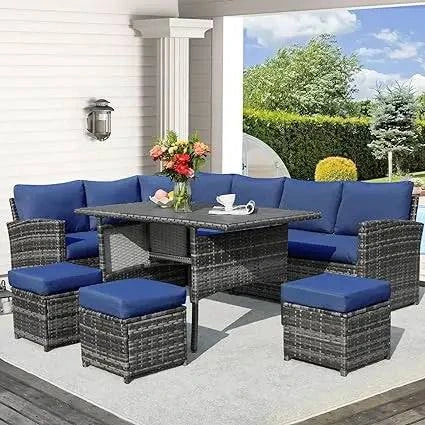 7-Piece Outdoor Patio Dining & Conversation Set 🌿Elevate your outdoor gatherings with the 7-Piece Outdoor Patio Dining & Conversation Set 🌿. This stylish garden set combines both dining and conversation seatinShop All I WantShop All I Want7-Piece Outdoor Patio Dining & Conversation Set 🌿