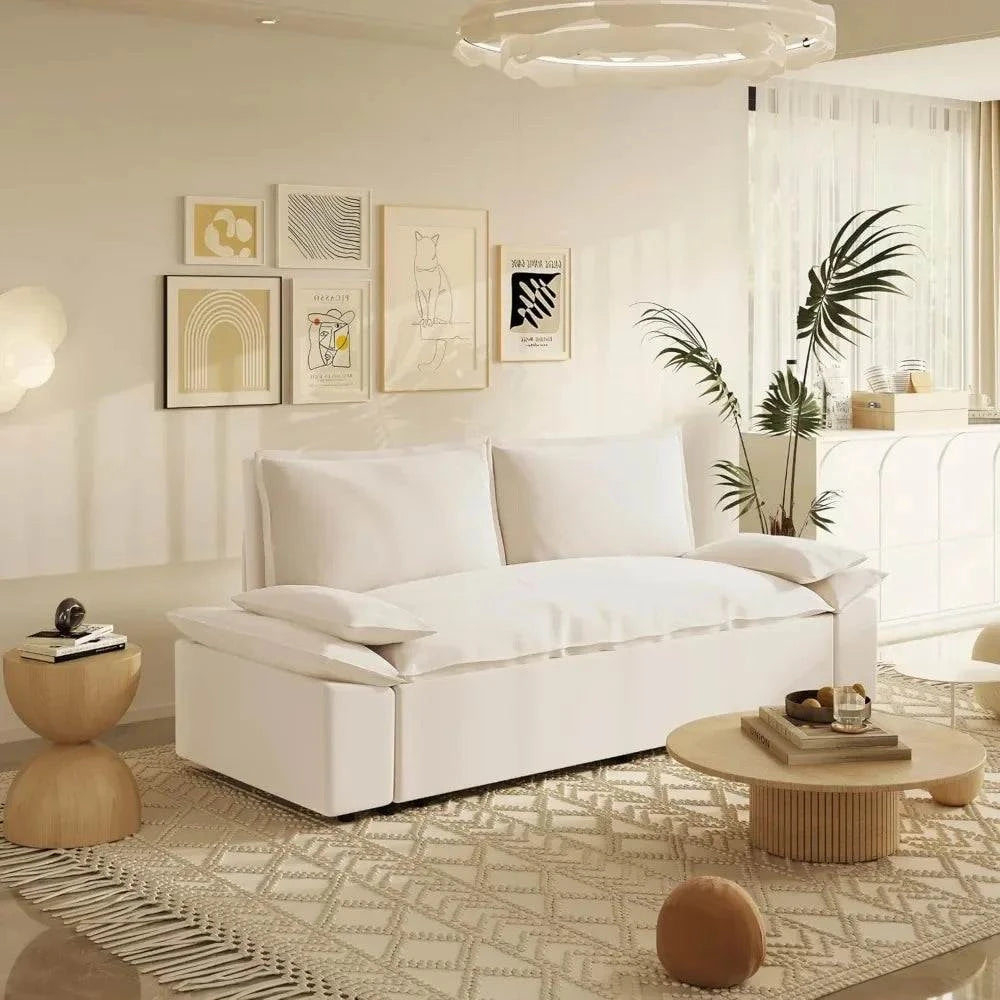 3-in-1 Convertible Queen Bed Sofa Size: 33.1 x 70.1 x 36Transform your sitting room designs with this Size: 33.1 x 70.1 x 36 3-in-1 Convertible Queen Bed Sofa, the perfect blend of style and versatility for modern home deShop All I WantShop All I Want-1 Convertible Queen Bed Sofa