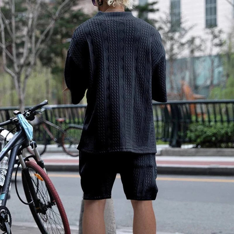 New Summer Men's Set – Loose Casual Sports Suit, High-Quality Cotton JStep into summer with confidence in the New Summer Men's Set, designed for ultimate comfort and style. This two-piece sports suit features a loose fit, allowing for Shop All I WantShop All I WantSummer Men'