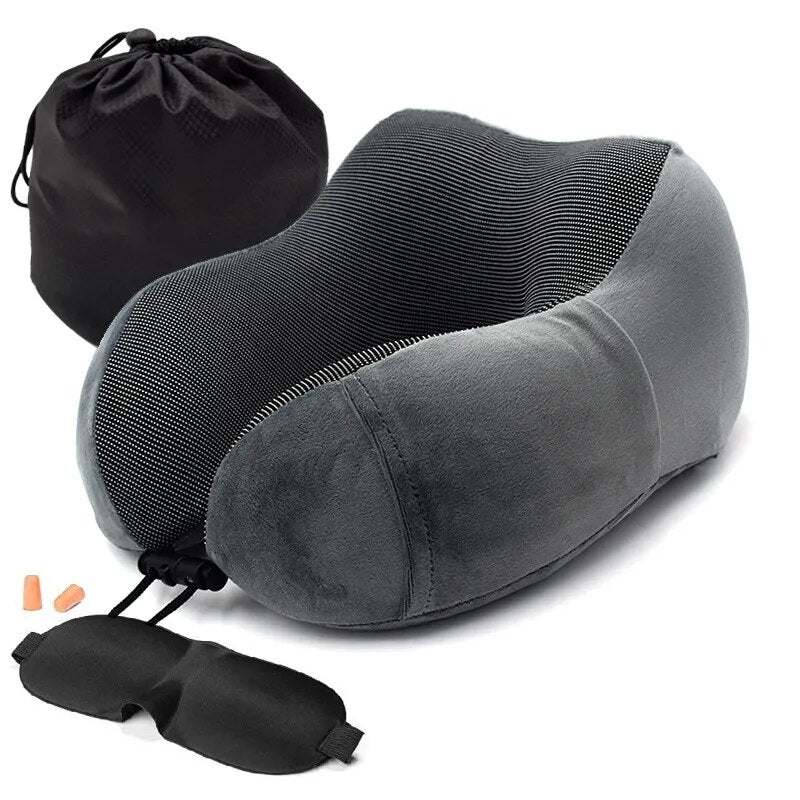 Pillow Memory Foam Neck PillowFeatures:
Perfect Curves Shape Design: The memory foam travel pillow is ergonomically designed to better fit your neck, preventing head forward, and relieving neck SHOP ALL I WANTShop All I WantPillow Memory Foam Neck Pillow