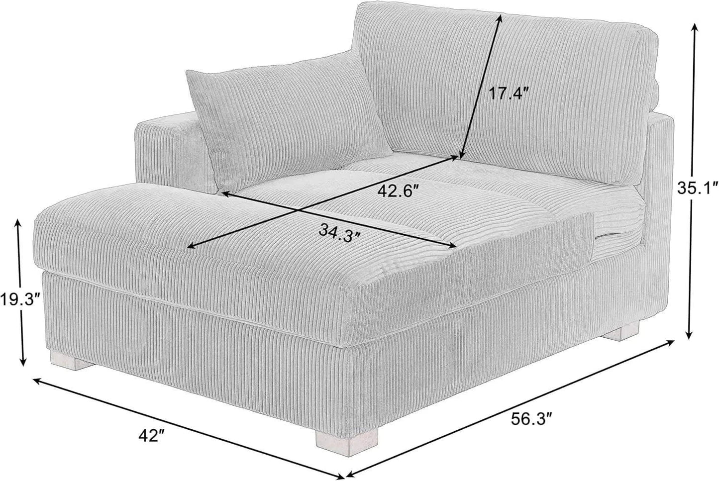 White Comfy Lounge Chair Shop All I Want Comfy Chaise Lounge Chair with Armrest & Cushion - Upholstered ReclineRelax in style with the Comfy Chaise Lounge Chair, designed for ultimate comfort and relaxation. Featuring armrests and a plush cushion, this upholstered recliner soShop All I WantShop All I WantArmrest & Cushion - Upholstered Recliner Sofa 🛋️🌟