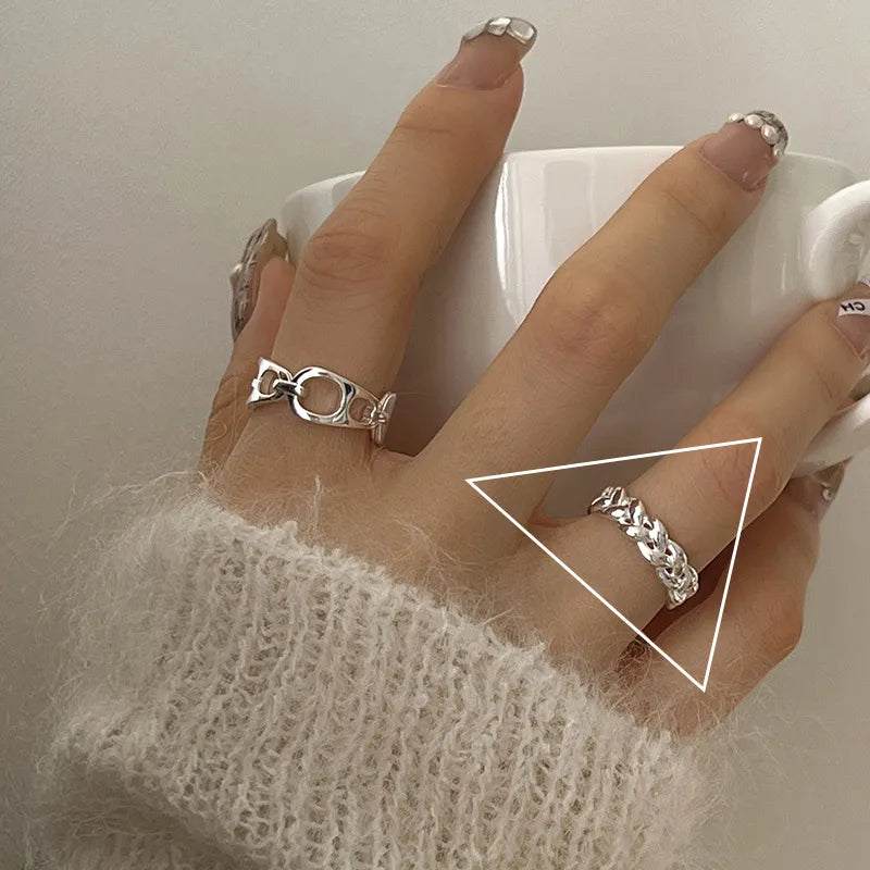Sterling Silver RingProduct Description:
This sterling silver ring is more than just jewelry; it's an embodiment of enduring elegance. Crafted with utmost precision and care, it symboliSHOP ALL I WANTShop All I WantSterling Silver Ring