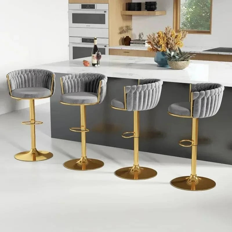 Bar Stools Set of 4, Velvet Swivel & Height Adjustable with Woven BackAdd a touch of natural elegance to your living room with this bamboo sideboard. Perfect for use as a shoe rack or a stylish storage solution, its sleek, modern desigShop All I WantShop All I Want4, Velvet Swivel & Height Adjustable