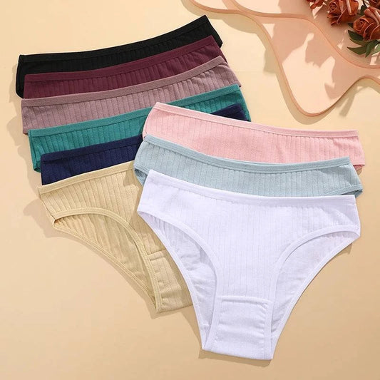 6 pcs Soft & Stretchy Cotton Panties SetEmbrace comfort with this 6-pack of soft, stretchy cotton panties. Perfectly designed for a cozy, flexible fit. 🌟👙SHOP ALL I WANTShop All I Want6 pcs Soft & Stretchy Cotton Panties Set
