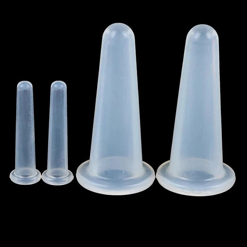π 4pcs Silicone Cupping Set β Face & Body Massage, Anti-Cellulite HeaRevitalize your skin with the 4pcs Silicone Cupping Set. Designed for face and body massage, these cups offer effective anti-cellulite therapy and promote overall skSHOP ALL I WANTShop All I Want4pcs Silicone Cupping Set