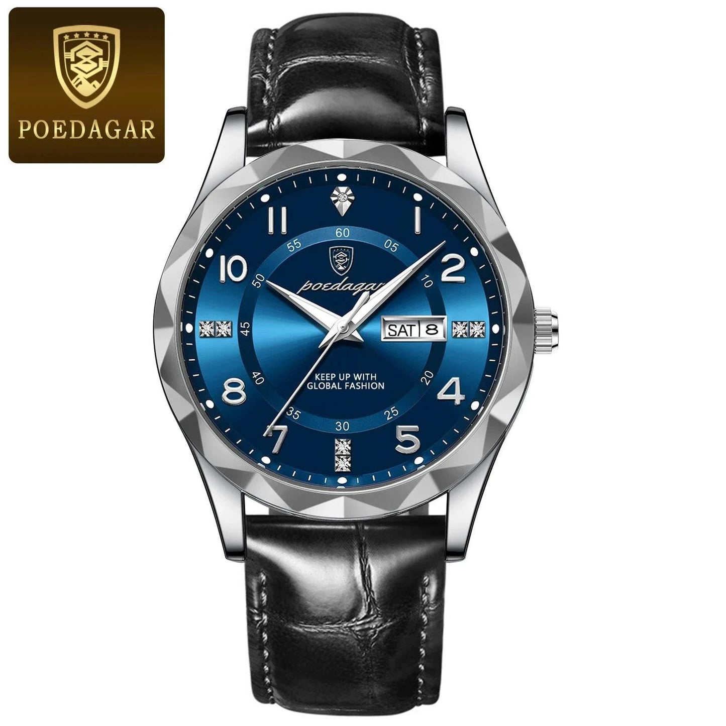 Luxury High-Quality Men’s Watch – Sport Quartz, Waterproof Luminous DaMake a bold statement with the POEDAGAR Fashion Men’s Wristwatch, a luxury timepiece designed for the sophisticated man. This stylish chronograph features a strikingShop All I WantShop All I WantLuxury High-Quality Men’