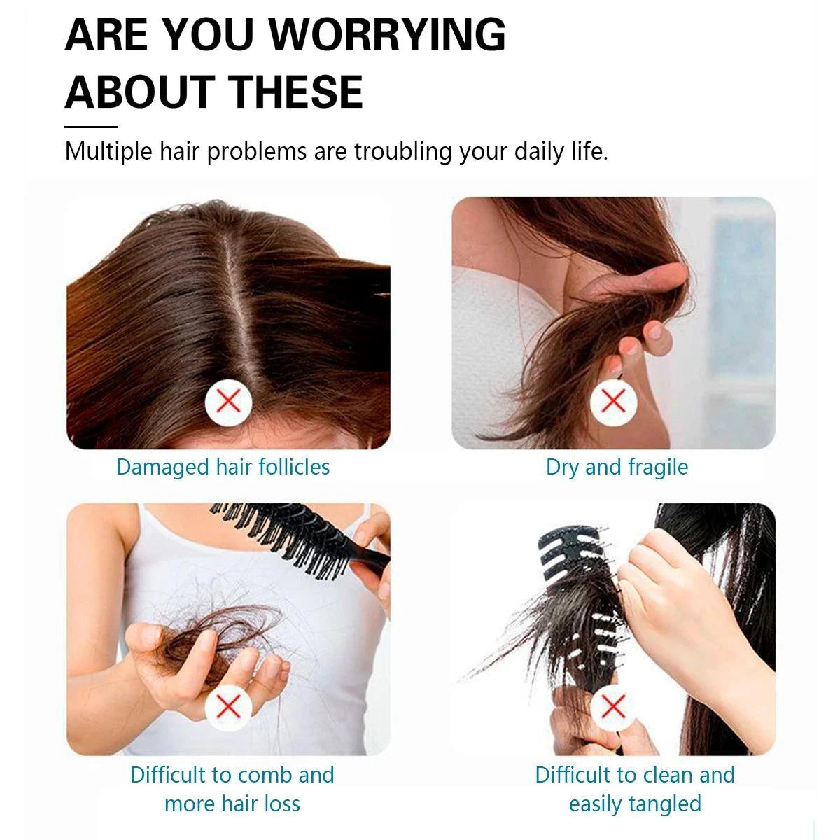 πββοΈ Air Cushion Comb β Anti-Static, Massage Hair Brush for Wet & CurPamper your hair with the Air Cushion Comb, designed for gentle detangling and soothing scalp massages. Perfect for wet and curly hair, this anti-static brush is a mShop All I WantShop All I WantAir Cushion Comb