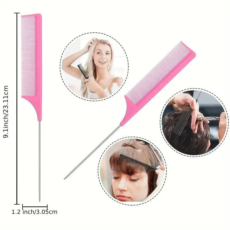 πββοΈ 5pcs Detangling Hair Brush Set β Curved Rat Tail Comb & Edge BruTame and style your curls with the 5pcs Detangling Hair Brush Set. This comprehensive set includes a curved rat tail comb and edge brush, designed to effortlessly deShop All I WantShop All I Want5pcs Detangling Hair Brush Set