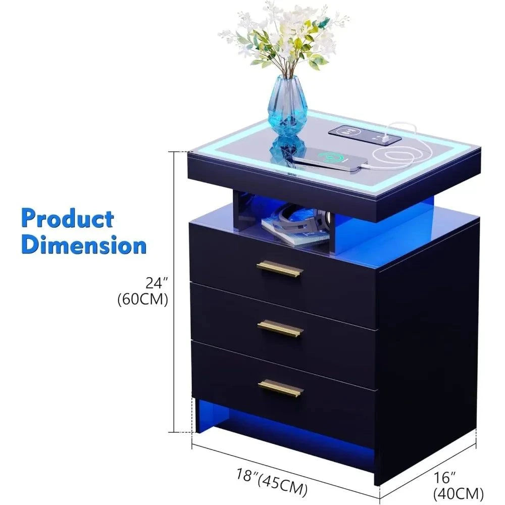 2 Set Nightstands with Wireless ChargingElevate your bedroom with the 2 Set Nightstands with Wireless Charging, a modern solution combining functionality and style. Designed with a sleek Modern Morocco appShop All I WantShop All I Want2 Set Nightstands