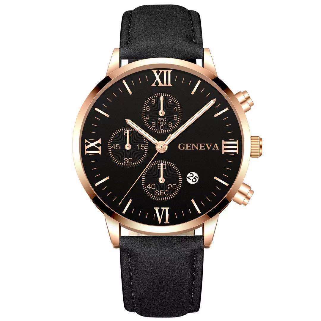 Men’s Black Quartz Watch | Fashion Round Roman Dial Sports Watch ⌚Stay stylish and punctual with this men’s black quartz watch featuring a classic round Roman dial. Designed for sports enthusiasts, this fashion-forward timepiece ofShop All I WantShop All I WantFashion Round Roman Dial Sports Watch ⌚