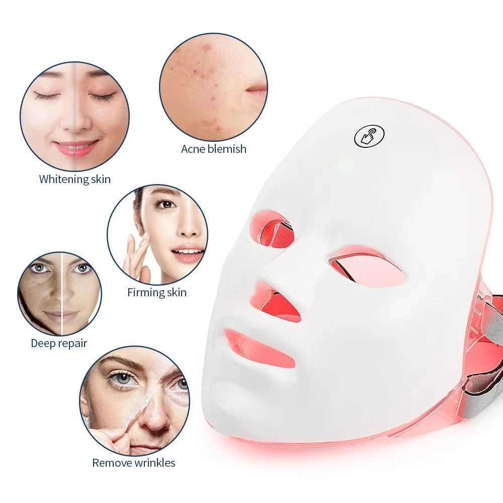 LED Light Therapy Mask for Skin Rejuvenation and Anti- AgingRevitalize your skin with our LED Light Therapy Mask! This innovative mask uses cutting-edge LED light therapy to target signs of aging, boost collagen production, aShop All I WantShop All I WantLED Light Therapy Mask