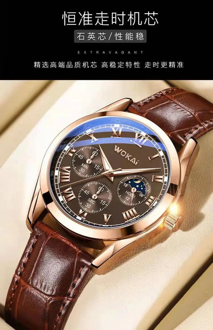 Luminous Quartz Watch: Stylish & Waterproof for Men! ⌚✨Discover the perfect blend of style and functionality with the high-quality men's fashion casual luminous belt watch. This classic quartz watch features a luminous dShop All I WantShop All I WantLuminous Quartz