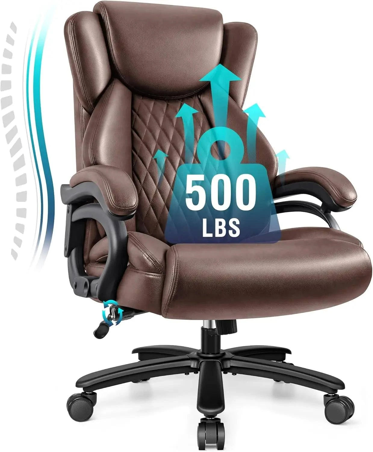 Big and Tall Office Chair 500lbs, Large PU Leather Executive Chair witUpgrade your workspace with this Big and Tall Office Chair, designed for ultimate comfort and durability. With a weight capacity of up to 500lbs, this chair featuresShop All I WantShop All I WantTall Office Chair 500lbs, Large PU Leather Executive Chair