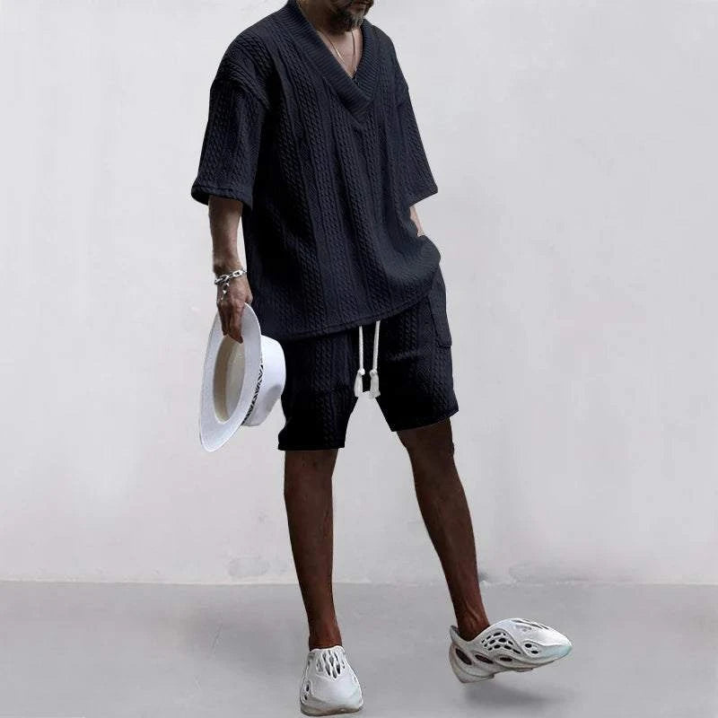 New Summer Men's Set – Loose Casual Sports Suit, High-Quality Cotton JStep into summer with confidence in the New Summer Men's Set, designed for ultimate comfort and style. This two-piece sports suit features a loose fit, allowing for Shop All I WantShop All I WantSummer Men'