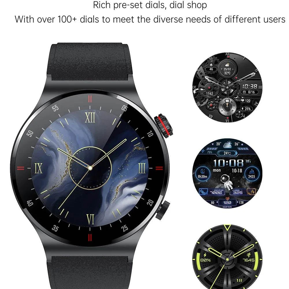 Luxury Smart Watches for Men | 2025 NFC BT Call Fitness Watch ⌚Stay connected and stylish with this 2025 luxury smart watch for men, featuring NFC and Bluetooth call capabilities. Designed for fitness enthusiasts, this waterprooShop All I WantShop All I Want2025 NFC BT Call Fitness Watch ⌚