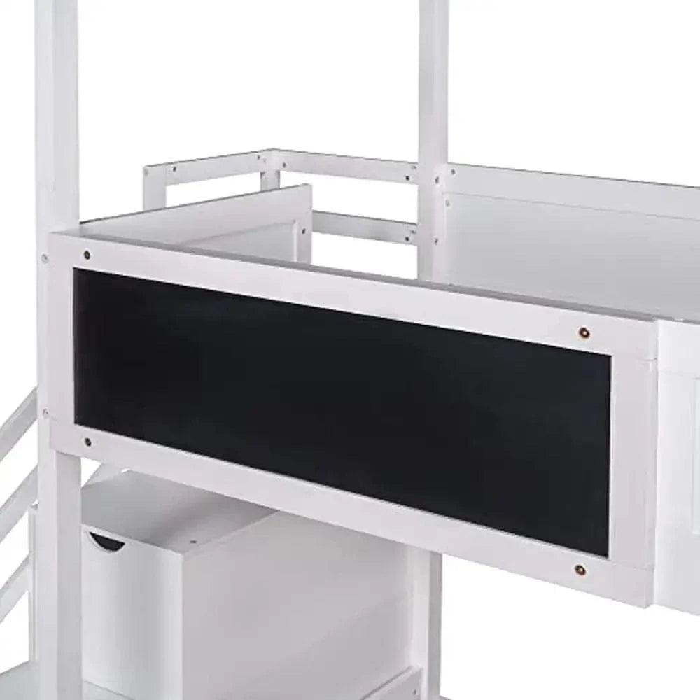 Shop All I WantCreative Kids Mini Loft Bed with Storage Stairs & Play Area - House BuLet your child’s imagination run wild with this Creative Kids Mini Loft Bed! Featuring a playful house design, this loft bed is perfect for kids who love to dream biShop All I WantShop All I WantStorage Stairs & Play Area - House Bunk Bed 🏠✨