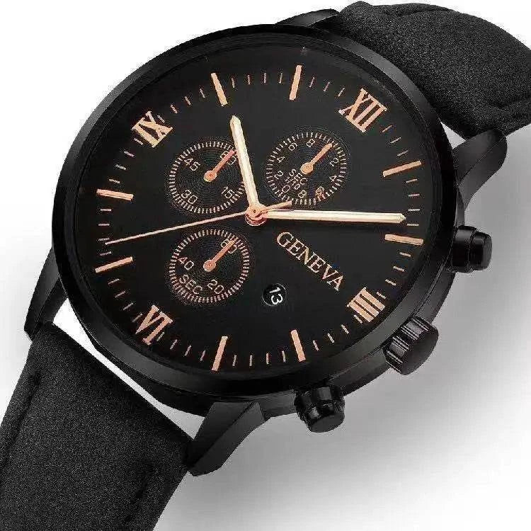 Men’s Black Quartz Watch | Fashion Round Roman Dial Sports Watch ⌚Stay stylish and punctual with this men’s black quartz watch featuring a classic round Roman dial. Designed for sports enthusiasts, this fashion-forward timepiece ofShop All I WantShop All I WantFashion Round Roman Dial Sports Watch ⌚