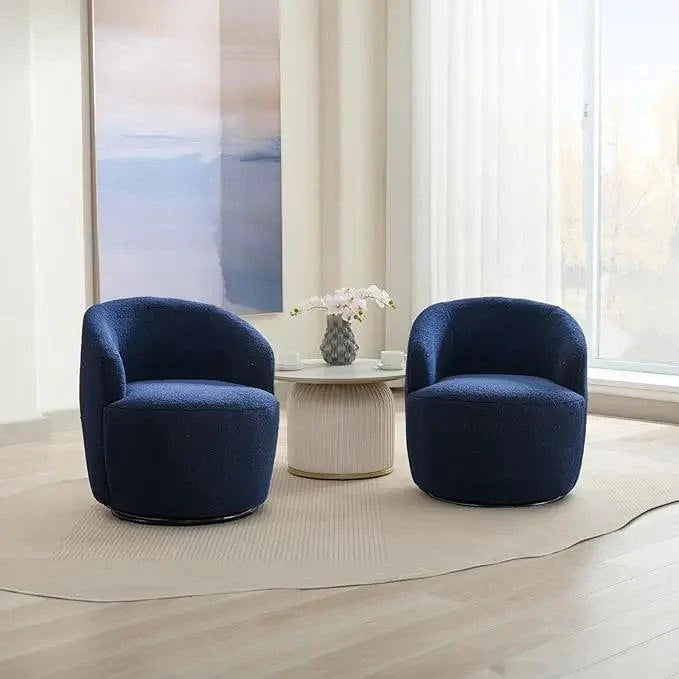 Bouclé Swivel Barrel Chairs – Comfy & Stylish Set of 2 🪑Enhance your sitting room designs with these Bouclé Swivel Barrel Chairs, a perfect duo for modern home design ideas. Featuring a minimalist modern aesthetic, these Shop All I WantShop All I WantBouclé Swivel Barrel Chairs – Comfy & Stylish Set
