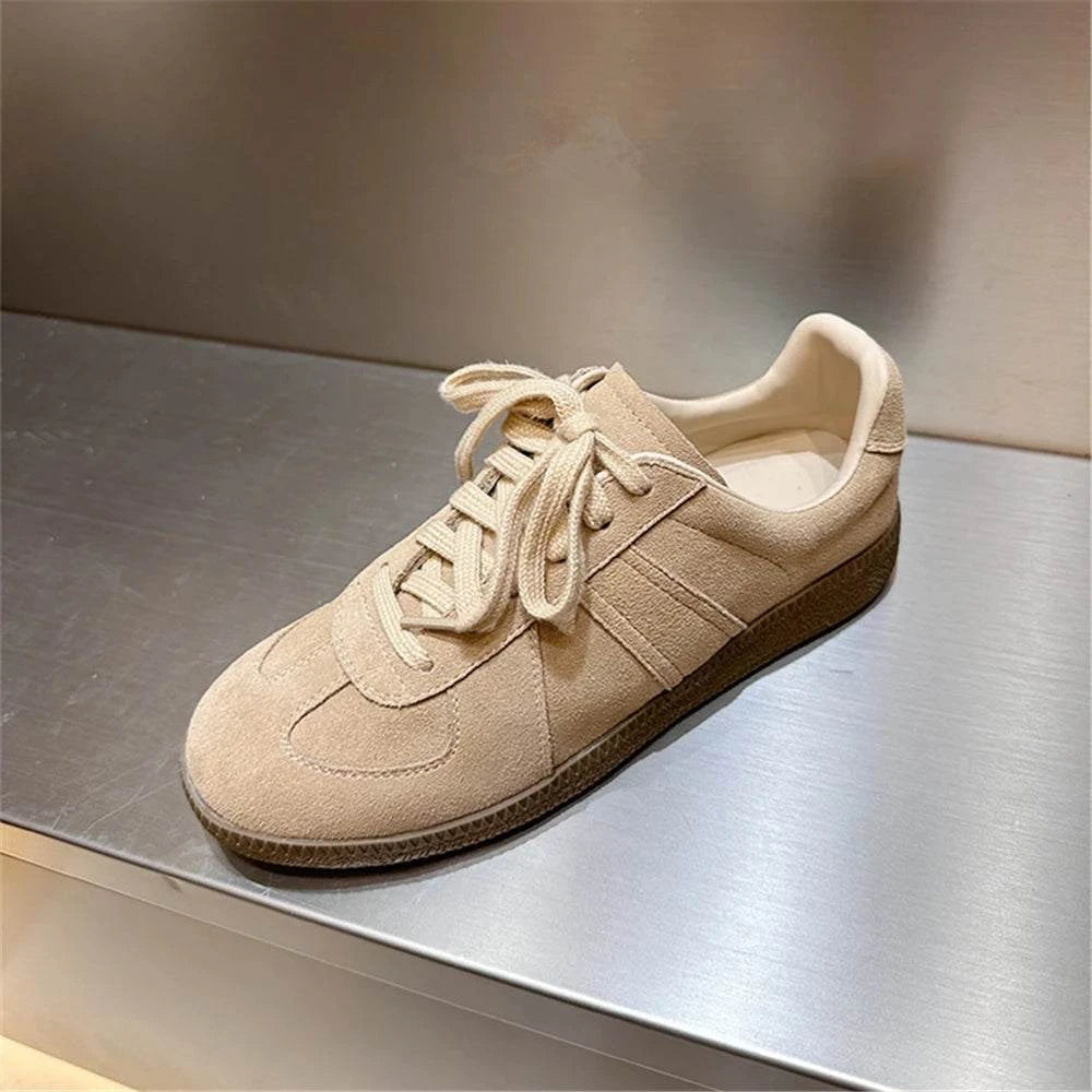 Genuine Leather SneakersStep in style with our Genuine Leather Sneakers! π Durable, sleek, and ultra-comfortable. Perfect for NYC adventures or Miami strolls. πSHOP ALL I WANTShop All I WantGenuine Leather Sneakers