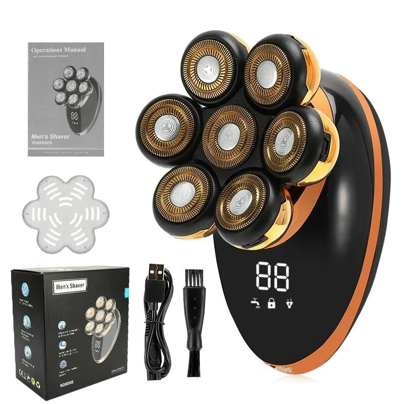 Men's 7D Floating Electric Shaver – Wet/Dry Rechargeable Razor with BaExperience the ultimate in shaving technology with the Men's 7D Floating Electric Shaver. Designed for a close and comfortable shave, this advanced electric razor feShop All I WantShop All I WantMen'