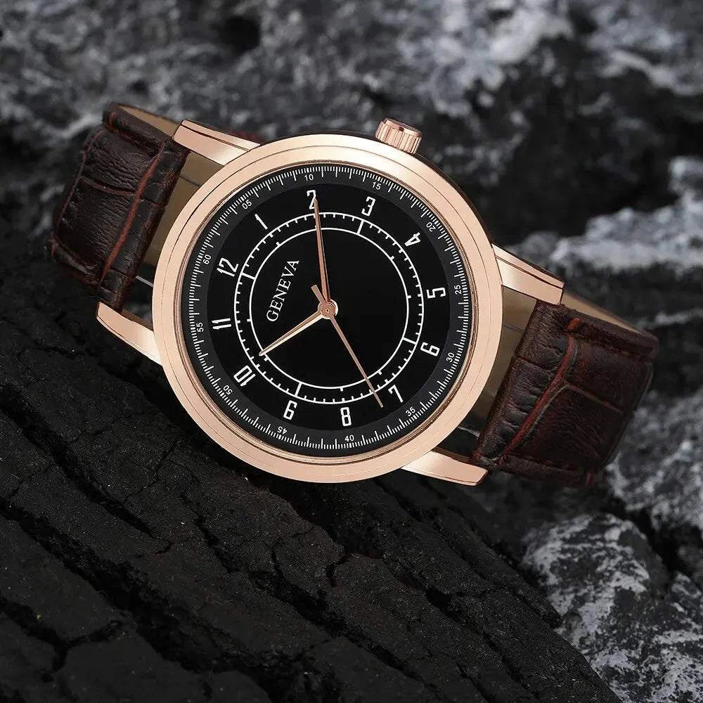 🕰️ 4pcs Men's Watch Set – Quartz, Simple & Elegant, Business & LeisurElevate your accessory game with this 4pcs Men's Watch Set. Featuring elegant quartz watches with simple designs, this set seamlessly transitions from business meetiShop All I WantShop All I WantWatch Set